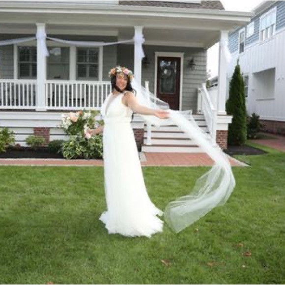 Anthropologie x Jenny Yoo Sarita Dress, Ivory - Picture 12 of 17